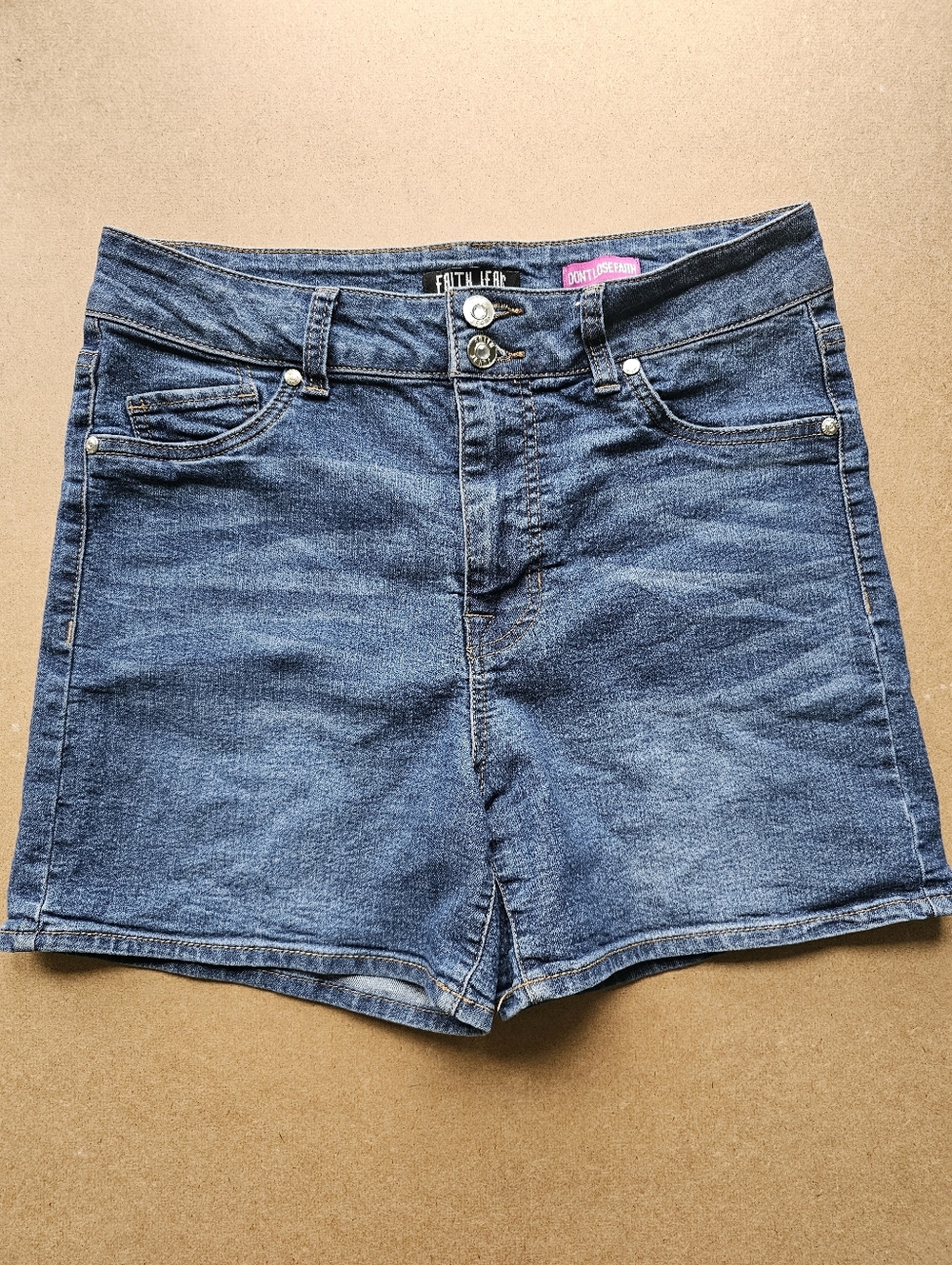 Faith Jeans High Rise Hemmed Shorts Women's Size 12